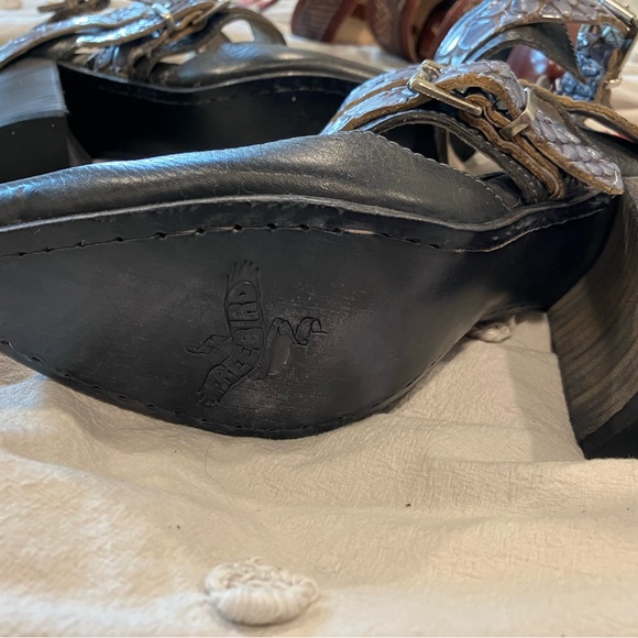 Freebird by Steven JILLIAN size 8 new black croco - Picture 2 of 2